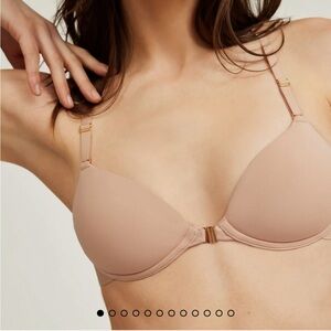 Pepper Demi Racerback T-Shirt Bra Nude Size 36B